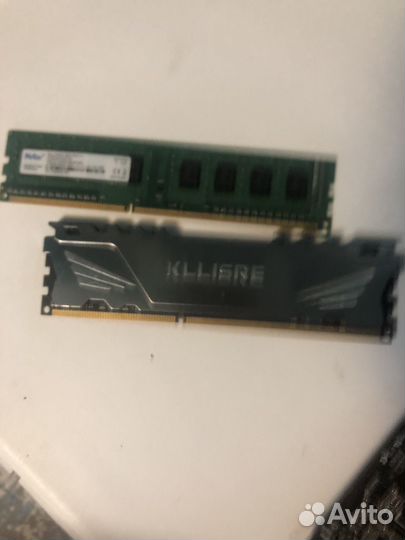 Материнская плата с процессором и памятью