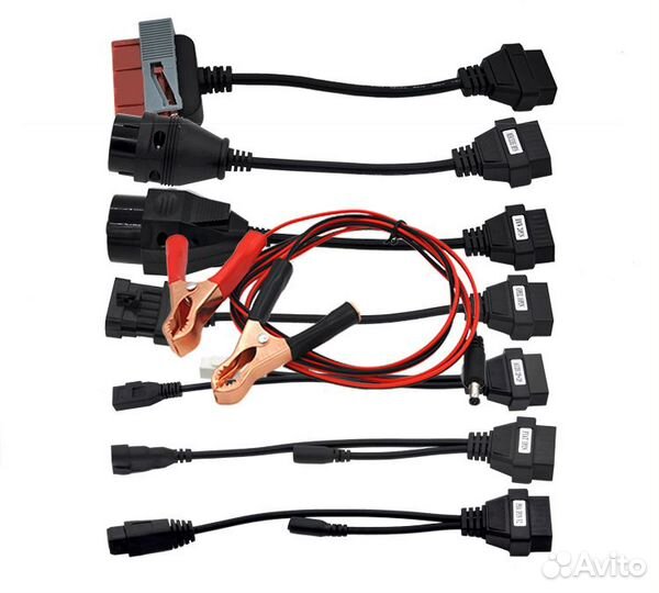 Комплект переходников OBD2 для Delphi ds150e
