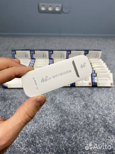 Безлимитный LTE 4G модем с WiFi роутером (+SIM)