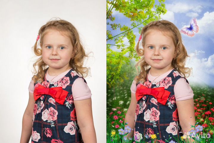 Обработка фото ретушь реставрация