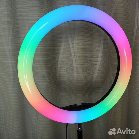 Кольцевая лампа 26 см RGB