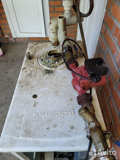 Дизельный напольный котел бу