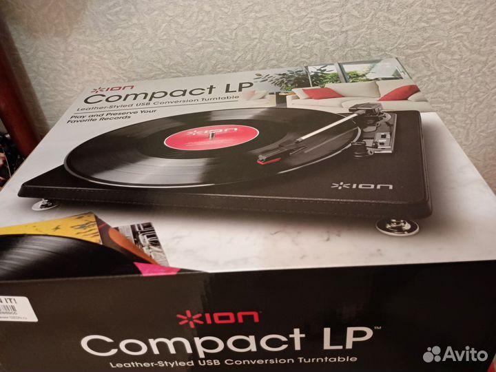 Проигрыватель винила ion compact lp