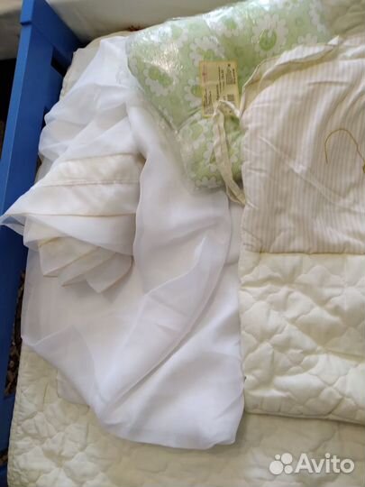 Бортики и балдахин в кроватку