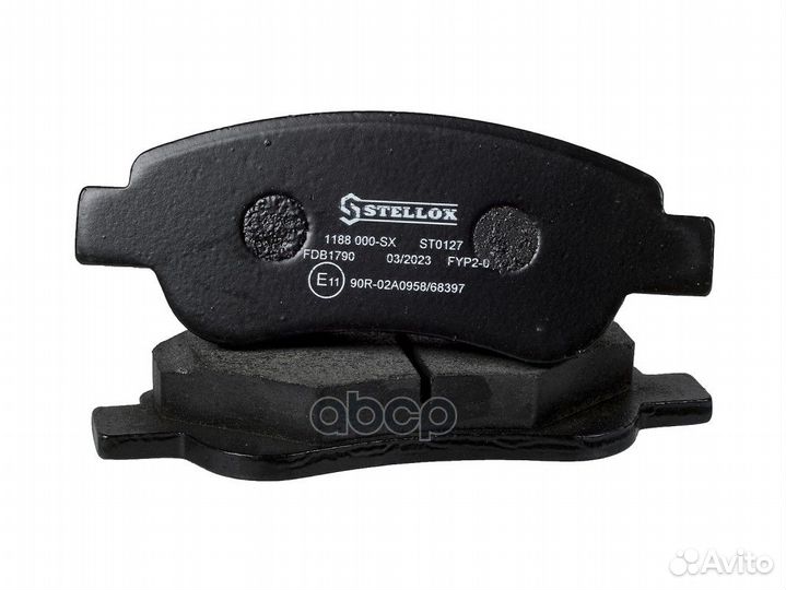 1188 000-SX 1177 00FDB1790 колодки дисковые п