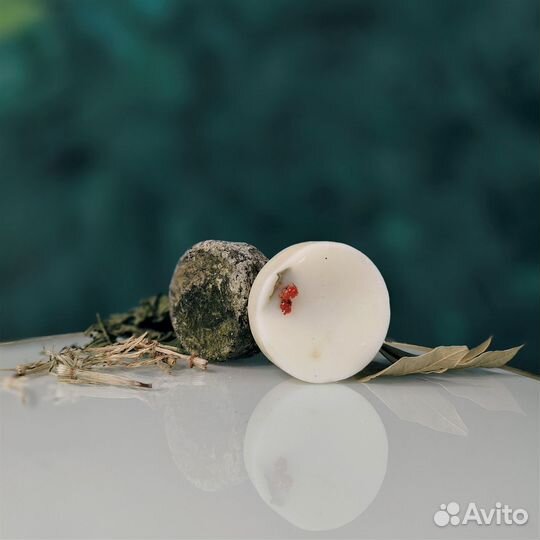 Комплект твердый шампунь и бальзам