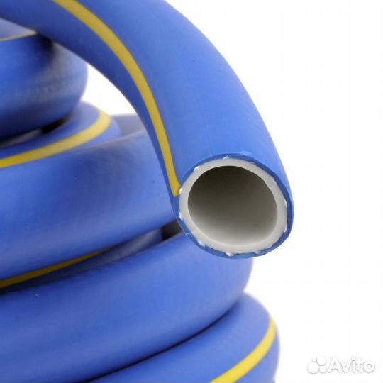 Шланг армированный тэп Soft Touch синий с желтой п