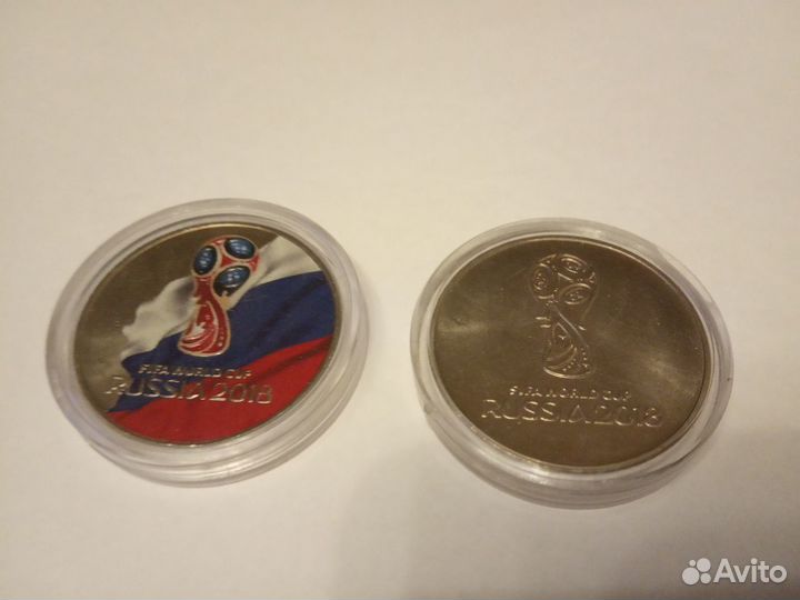 Монеты 25 рублей Сочи и футбол 2018г
