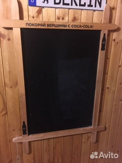 Расписная доска Coca Cola