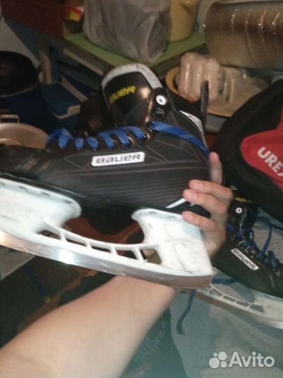 Хоккейные коньки bauer 39 размера