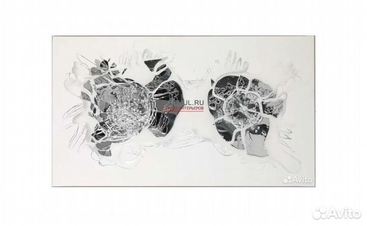 223911 Панно Franco Bertozzini Vision B bianco