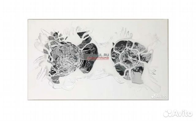 223911 Панно Franco Bertozzini Vision B bianco