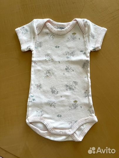 Боди с коротким рукавом Petit Bateau 3 мес