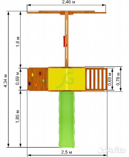 Детская игровая площадка «Старт 1»