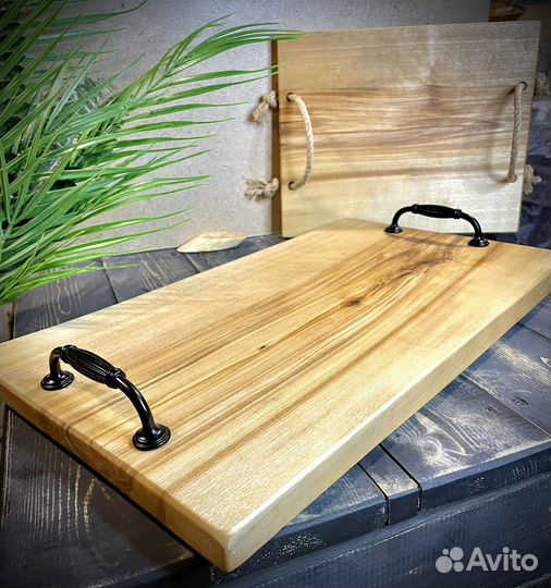 Поднос деревянный