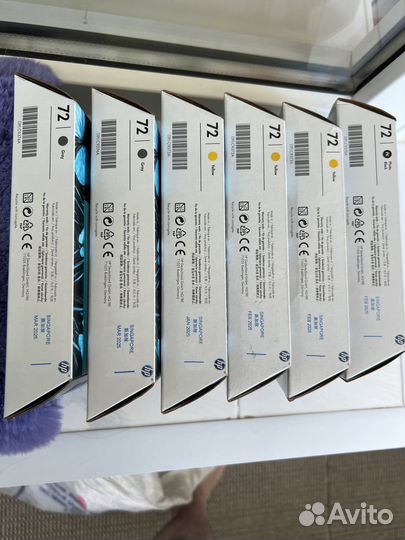 Картриджи HP 72 оригинал 2025 г