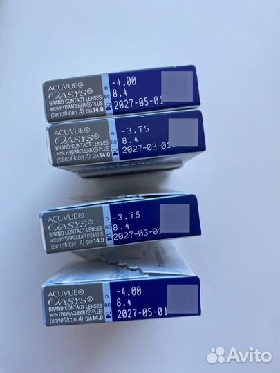 Линзы acuvue oasys -4