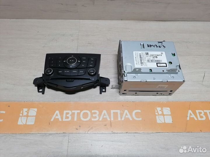 Магнитола штатная Cruze Круз блок управления