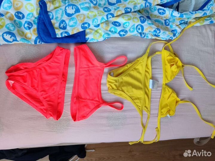 Детский махровый халат 116 + купальники