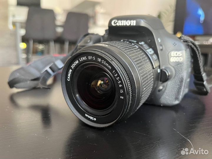 Canon EOS 600d, объектив kit 18-55