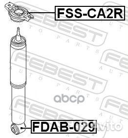 Опора заднего амортизатора fssca2R Febest