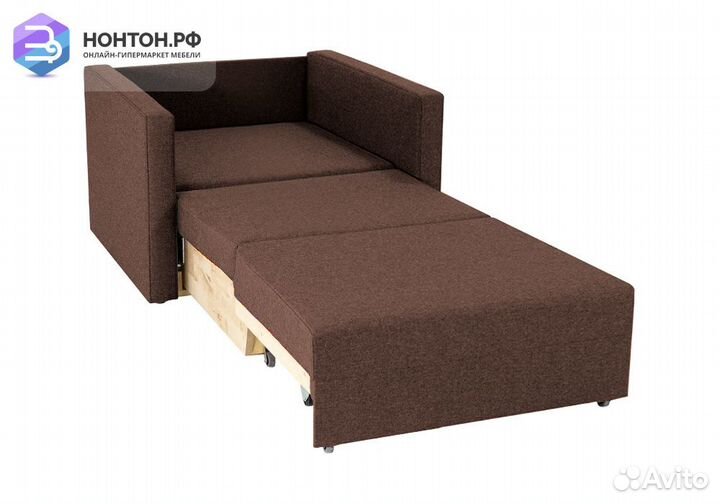 Кресло выкатное Виктория-5 коричневое