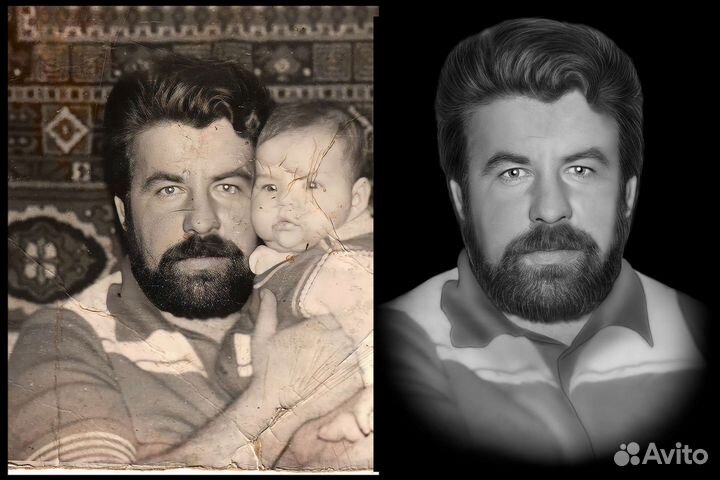 Ретушь фотографий на памятник