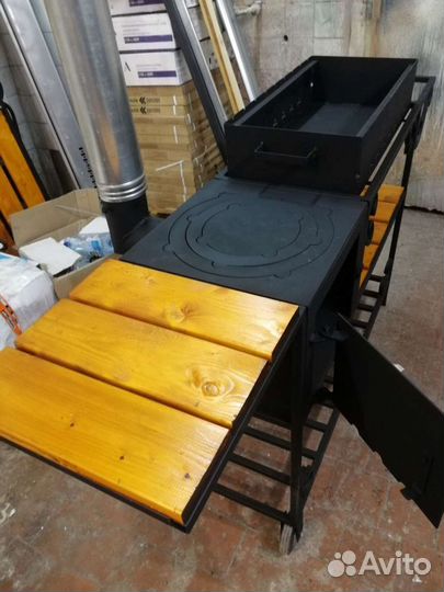 Мангал Печь Казан., Реальная Цена