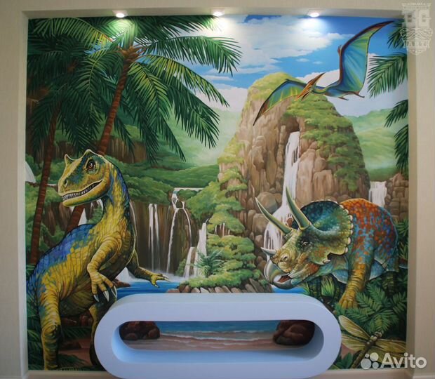 Роспись стен, потолков, фасадов