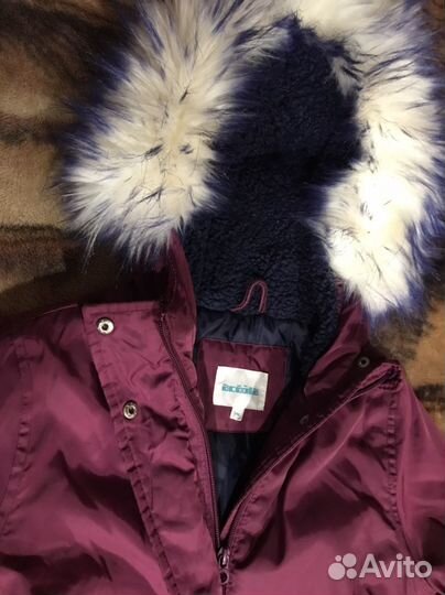 Куртка демисезонная для девочки 146 длинная