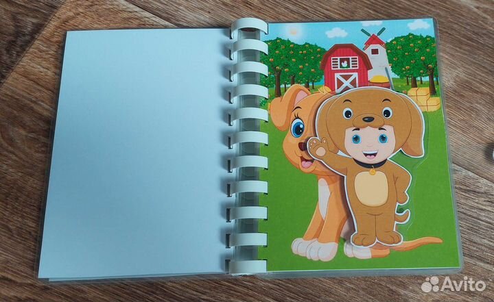 На кого похожи малыши (книжка на липучках)