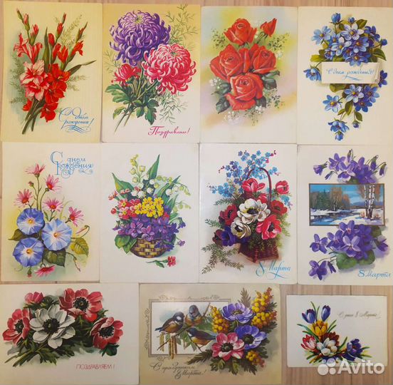 Открытки чистые (художник Куртенко) СССР