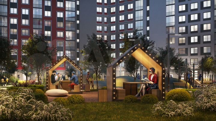 1-к. квартира, 34,3 м², 3/12 эт.