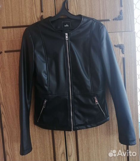Куртка новая кожаная zolla р. 42-44
