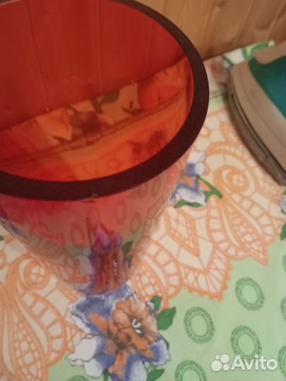 Ваза цветное стекло СССР