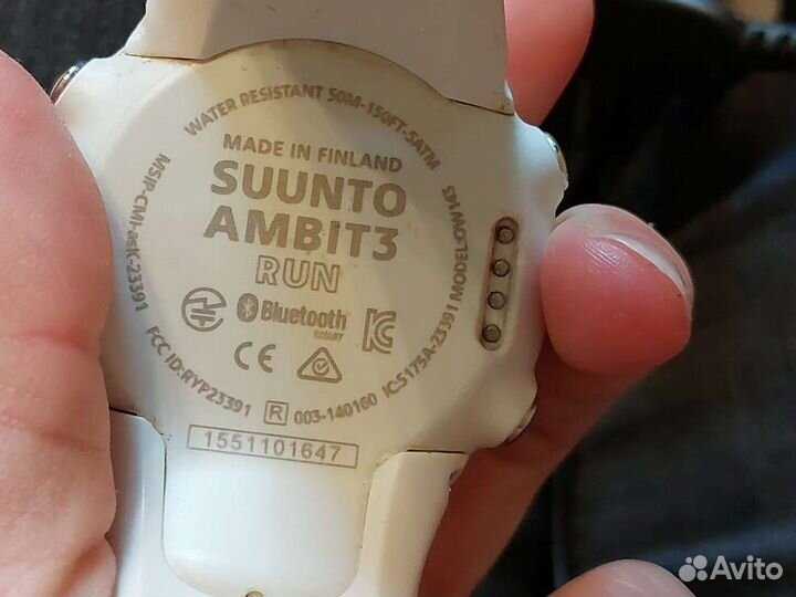 GPS-часы suunto ambit3 Run белый