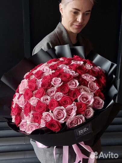 Розы 101 роза цветы и букеты с доставкой