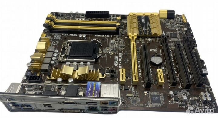 Отличная Asus Z87-Plus, 4x DDR3, LGA1150
