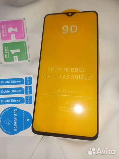 Стекло защитное на Xiaomi redmi note 8 pro