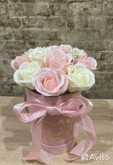 Букет из мыльных цветов