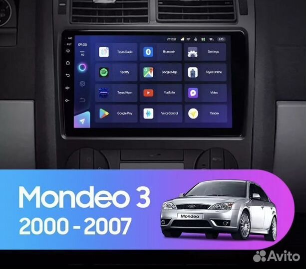 Штатная магнитола ford Mondeo 3 2000-2007 3-32