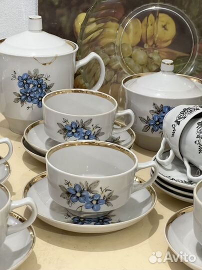 Чайный сервиз СССР Дулево