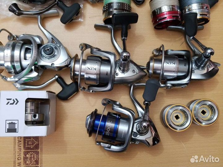 Катушки Daiwa,Shimano
