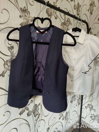 Жилетка для девочки школьная 158