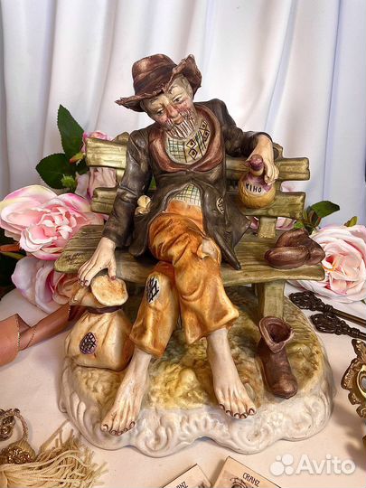 Статуэтка Capodimonte «Пьяница»