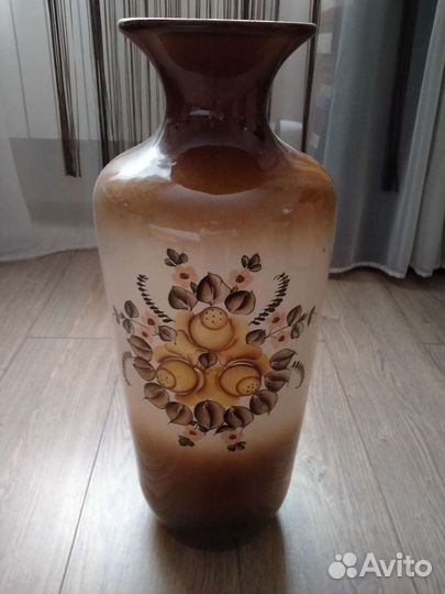 Ваза напольная из керамики