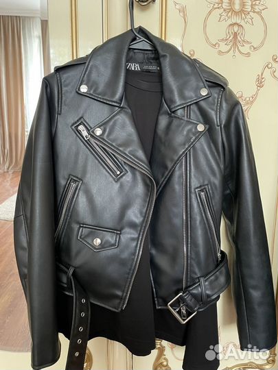 Кожанка zara