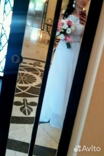 Белое Свадебное платье