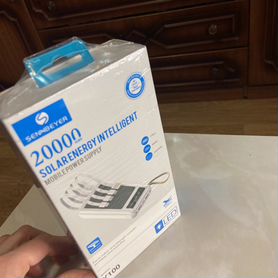 Новый Power bank 20000 mAh с солнечной батареей