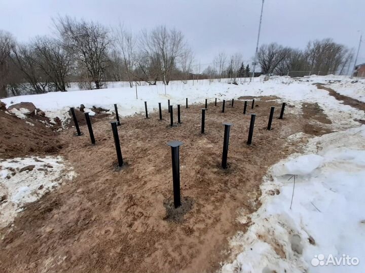 Винтовые сваи / Свайный фундамент под ключ